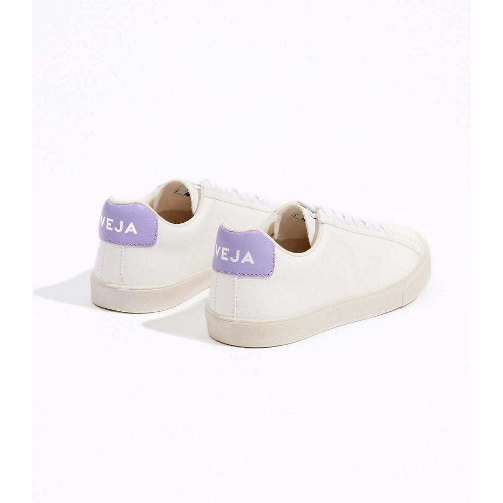 Women's Veja ESPLAR CHROMEFREE Sneakers White/Purple | SG 618LIS